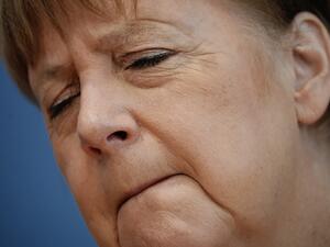 German Chancellor Angela Merkel gives a press conference on the Covid-19 situation in Germany at the house of the Federal Press Conference (Bundespressekonferenz), on January 21, 2021 in Berlin. Michael Kappeler / POOL / AFP