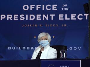 The US Senate confirmed Yellen as first female Treasury secretary for the US President Joe Bidens administration on January 25, 2021. ALEX WONG / AFP