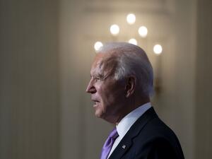 U.S. President Joe Biden speaks about the coronavirus pandemic in the State Dining Room of the White House on January 26, 2021 in Washington, DC. President Biden said his administration has secured commitments from vaccine makers Pfizer and Moderna to purchase another 200 million doses that will arrive this summer. Doug Mills-Pool/Getty Images/AFP POOL / GETTY IMAGES NORTH AMERICA / Getty Images via AFP