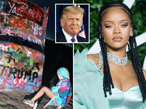 ريهانا ودونالد ترامب 