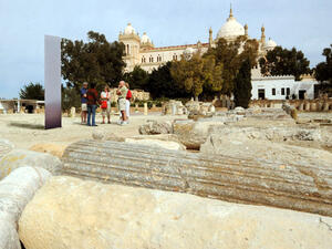 A general view of the old Roman Catholic Saint Louis Cathedral, a UNESCO World Heritage Site located in Carthage, Tunisia, on February 27, 2010. (AFP)