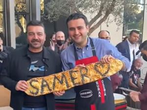 سامر المصري في زيارة لمطعم الشيف بوراك في دبي