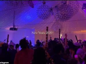 New Years 2020: Beyonce's retrospective video begins with footage of her and her husband Jay-Z ringing in 2020 during a glamorous New Year's Eve party. (Instagram)