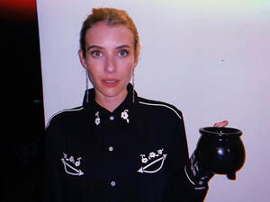 the ‘Scream Queens’ star also insisted she felt “grateful” she’s been able to stay at home