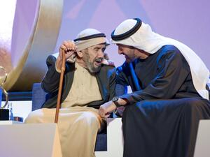 Sheikh Mohamed bin Zayed Al Nahyan, Crown Prince of Abu Dhabi and Deputy Supreme Commander of the UAE Armed Forces, led the tributes on Saturday. (Twitter)