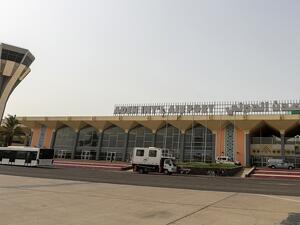 مطار مدينة عدن جنوبي اليمن