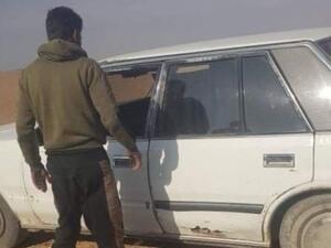 سيارة حسين شيخ الجميل بعد اغتياله