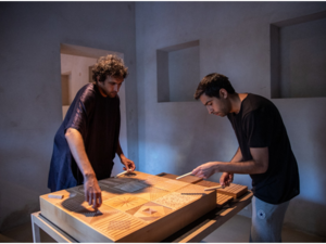 Tarek Atoui: Cycles in 11 celebrates over a decade of the acclaimed sound artist’s collaboration with the Foundation and the surrounding community and is the starting point for a residency programme that invites 13 artists to Sharjah 