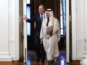  وزير الخارجية السعودي ونظيره الروسي سيرغي لافروف