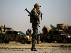 مقاتلون من قوات سوريا الديمقراطية "قسد"