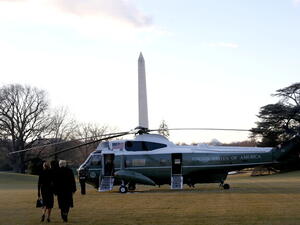 سيتوجه ترامب على متن الطائرة الرئاسية إلى منزله في ولاية فلوريدا