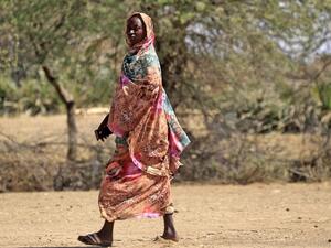 A picture shows the South Darfur village of Hamada, north of the region's capital town Nyala on February 3, 2021, as residents return to the village. Darfuris who have long been displaced are returning to their villages after the October peace deal between Sudan's transitional government and rebel groups. ASHRAF SHAZLY / AFP