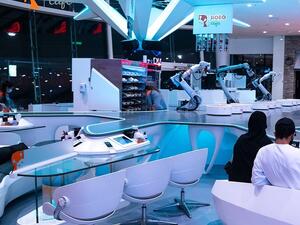 Customers can place their orders with German-made robots, who then prepare and deliver it straight to their tables. (Instagram/ @robo.cafe)