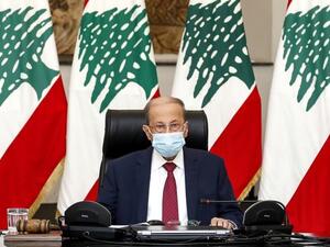 Lebanese President Michel Aoun. (AFP/File)