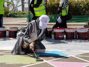 The Colorful Corniche initiative will extend over the central island of the southern corniche for 4,500 meters and is due to be carried out in eight phases. (Social media)