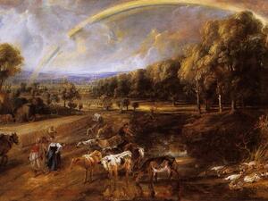 'The Rainbow Landscape', c.1636 (Twitter)