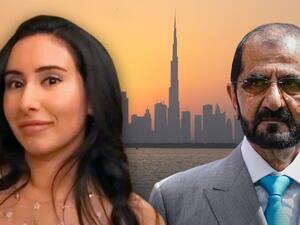 الشيخ محمد بن راشد آل مكتوب - وابنته الشيخة لطيفة 