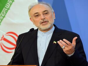 رئيس منظمة الطاقة الذرية الإيرانية علي أكبر صالحي.