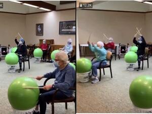 Not only on the internet, the Retirement community’s fame has reached T.V. as well. (Video Screenshots/ Twitter)