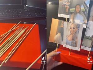 TikTok user Gloria, believed to be from the US, has racked up more than 4.4million views for her 'hilarious' video.  (TikTok)