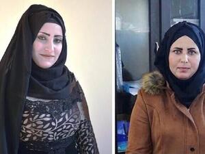 الرئيسة المشتركة لمجلس بلدة تل الشاير سعدة الهرماس ونائبتها هند الخضير