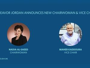 Endeavor Jordan Announces Nadia Al Saeed as Chairwoman & Maher Kaddoura as Vice Chair