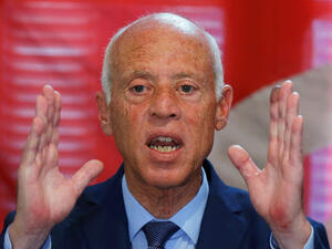  الرئيس التونسي قيس سعيد