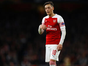 Mesut Ozil of Arsenal. (Shutterstock)