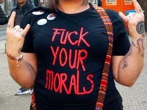 Up Yours flicks a sex worker!