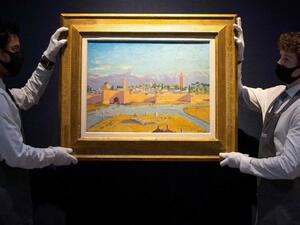 The 'Koutoubia Mosque Tower' painting