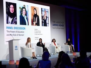 UNHCR Launches the “Aiming Higher” Education Fundraising Platform on International Women’s Day in the Uae
