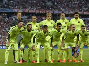 Barca topped the list with 2,877 points