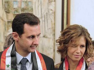 بشار الأسد وزوجته أسماء الأسد