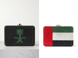 Judith Leiber inspired by GCC flags for her new clutch collection