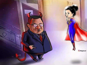 Egyptian celebrated as a superwoman