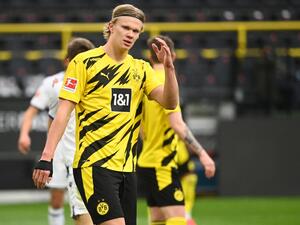 The prolific Norwegian striker continues to see a big-money move mooted ahead of the summer, but he is turning a deaf ear to the speculation (Photo: AFP)