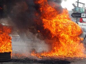 حريق في طرابلس