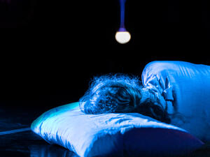 Close up photo of male or female actor