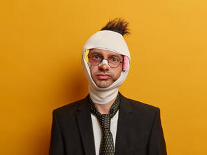 Hair Salon Worker Hit Glass Door