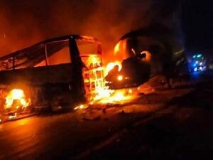 ارتفاع عدد ضحايا حادث حافلة أسيوط إلى 20 قتيلا