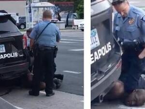 يأتي الحادث، بعد يوم من إدانة الشرطي السابق ديريك شوفين، بجريمة قتل جورج فلويد