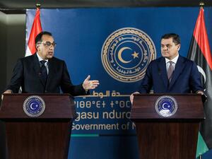 Libyan prime minster was banned from making his trip after Haftar militants blocked Benina Airport.