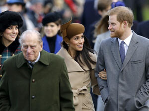 الأمير فيليب والأمير هاري