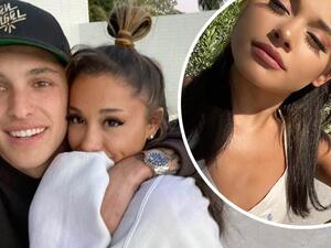 آريانا غراندي وخطيبها دالتون