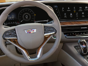 The 2021 Escalade Industry-first Curved OLED Display Puts Drivers At The Heart Of The Legendary SUV
