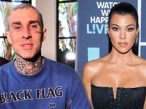 كورتني كارداشيان وترافيس باركر