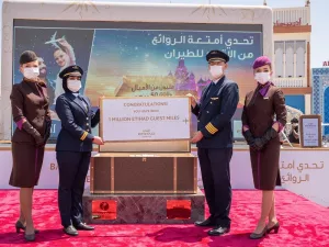 القرية العالمية تجتذب الأنظار مع مشاركة المئات من الضيوف في تحدّي أمتعة الروائع مع الاتحاد للطيران