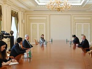 Azerbaijani president receives UN General Assembly head Volkan Bozkir