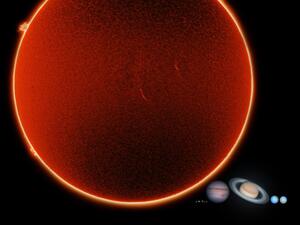 Astrophotographer Andrew McCarthy took a photo of every planet in our Solar System and adjusted their size to show how huge our Sun 