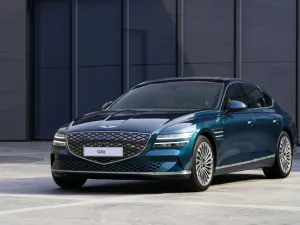 Electrified G80 السيارة الكهربائية الأولى لدى علامة جينيسيس تظهر في معرض شنغهاي 